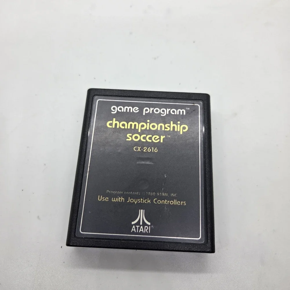 Atari 2600 Championship Soccer CX-2616 Vintage 1980‎ Video Game Cartridge Retro